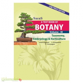 A Text Book of Botany Volume 3 (Taxonomy, Embryology and Horticulture)